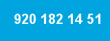 920 182 14 51